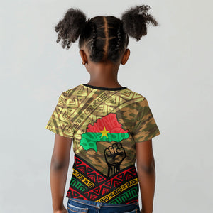 Ibrahim Traore Burkina Faso Kid T shirt West African Revolutionary Art