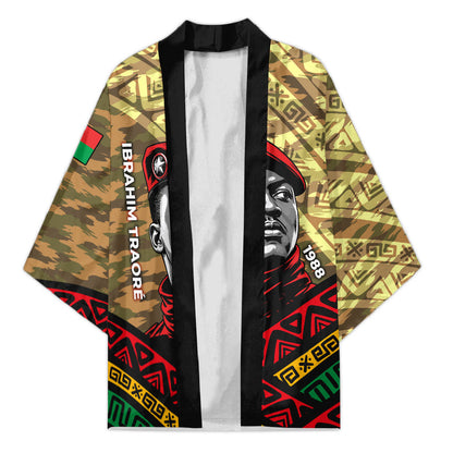 Ibrahim Traore Burkina Faso Kimono West African Revolutionary Art