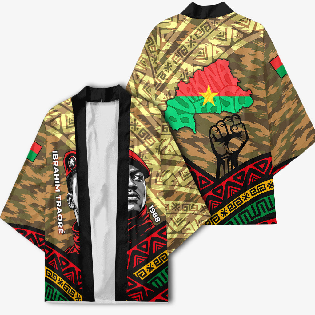 Ibrahim Traore Burkina Faso Kimono West African Revolutionary Art