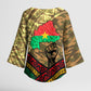Ibrahim Traore Burkina Faso Kimono Sleeve Blouse West African Revolutionary Art