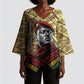 Ibrahim Traore Burkina Faso Kimono Sleeve Blouse West African Revolutionary Art