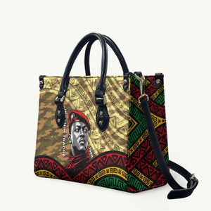 Ibrahim Traore Burkina Faso Leather Bag West African Revolutionary Art