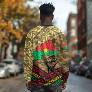 Ibrahim Traore Burkina Faso Long Sleeve Shirt West African Revolutionary Art