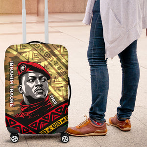 Ibrahim Traore Burkina Faso Luggage Cover West African Revolutionary Art