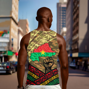 Ibrahim Traore Burkina Faso Men Tank Top West African Revolutionary Art
