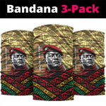 Ibrahim Traore Burkina Faso Neck Gaiter West African Revolutionary Art