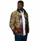 Ibrahim Traore Burkina Faso Padded Jacket West African Revolutionary Art