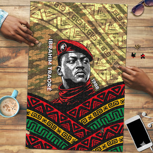 Ibrahim Traore Burkina Faso Puzzle West African Revolutionary Art