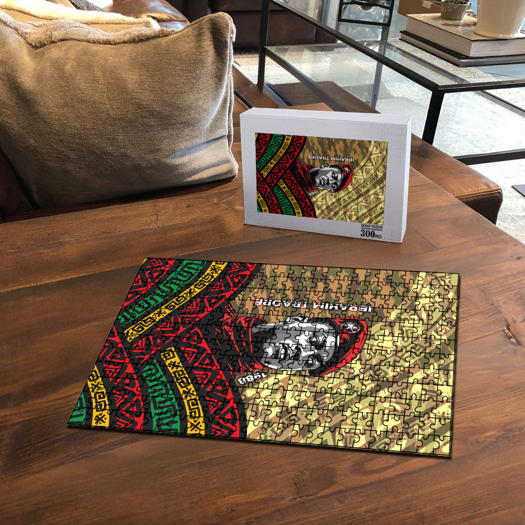 Ibrahim Traore Burkina Faso Puzzle West African Revolutionary Art