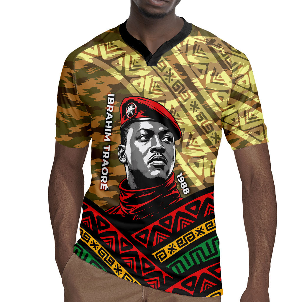 Ibrahim Traore Burkina Faso Rugby Jersey West African Revolutionary Art