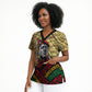 Ibrahim Traore Burkina Faso Scrub Top West African Revolutionary Art