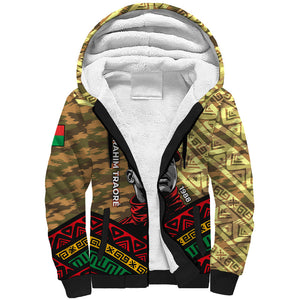 Ibrahim Traore Burkina Faso Sherpa Hoodie West African Revolutionary Art