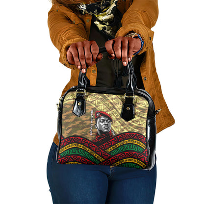 Ibrahim Traore Burkina Faso Shoulder Handbag West African Revolutionary Art