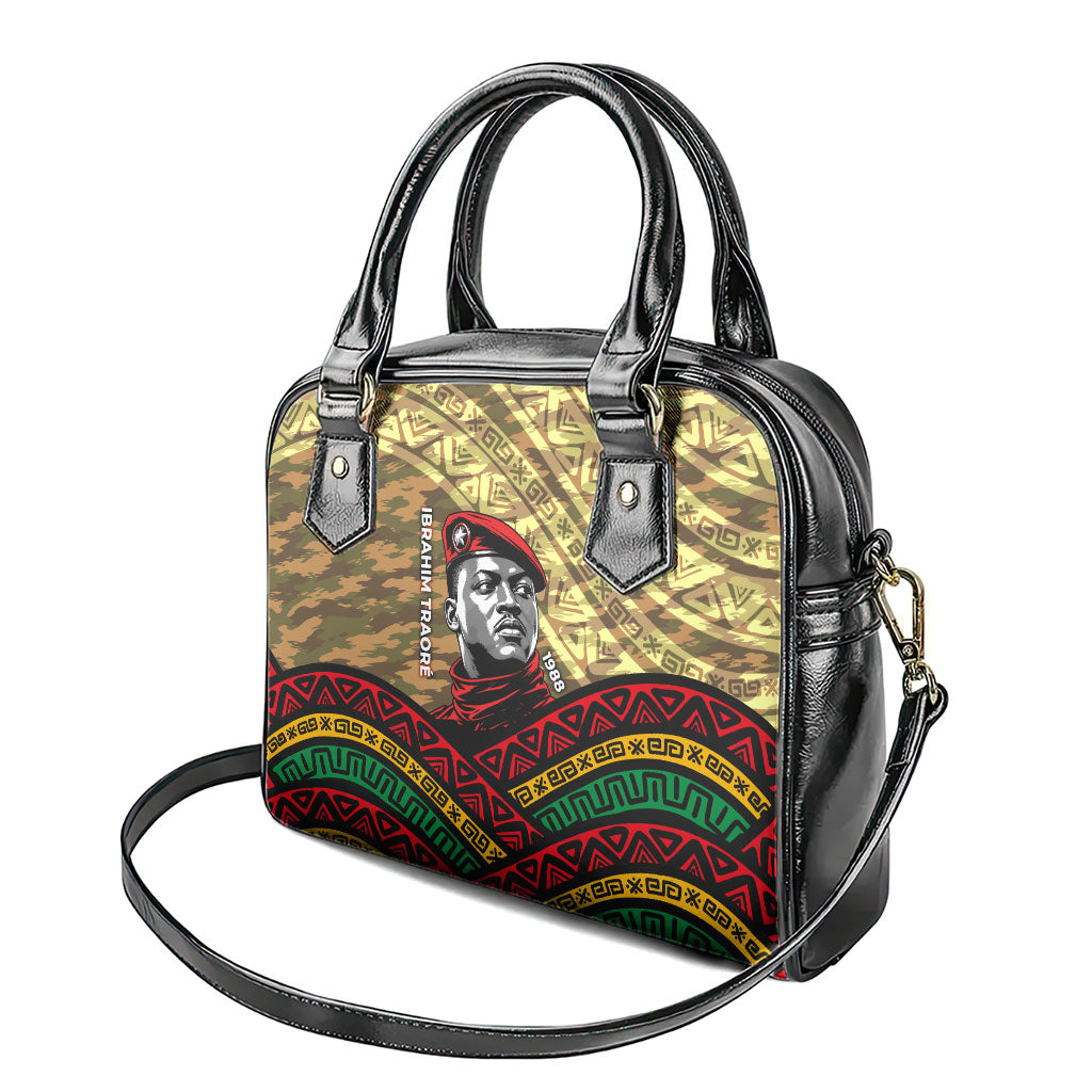 Ibrahim Traore Burkina Faso Shoulder Handbag West African Revolutionary Art