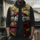 Ibrahim Traore Burkina Faso Sleeveless Puffer Jacket West African Revolutionary Art