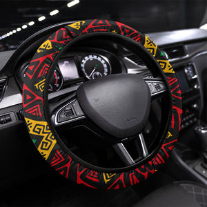 Ibrahim Traore Burkina Faso Steering Wheel Cover West African Revolutionary Art