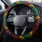 Ibrahim Traore Burkina Faso Steering Wheel Cover West African Revolutionary Art