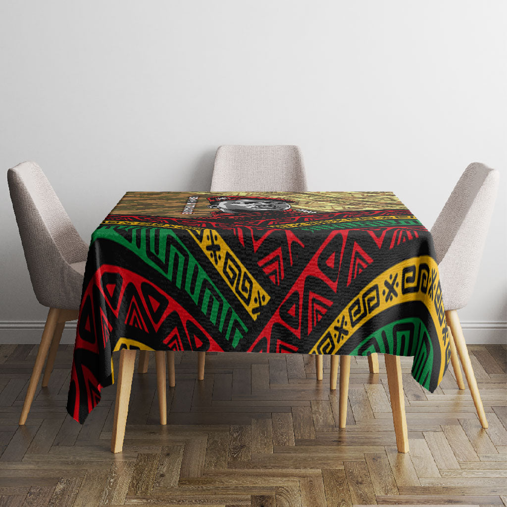 Ibrahim Traore Burkina Faso Tablecloth West African Revolutionary Art