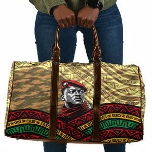 Ibrahim Traore Burkina Faso Travel Bag West African Revolutionary Art