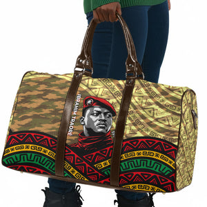 Ibrahim Traore Burkina Faso Travel Bag West African Revolutionary Art