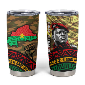 Ibrahim Traore Burkina Faso Tumbler Cup West African Revolutionary Art