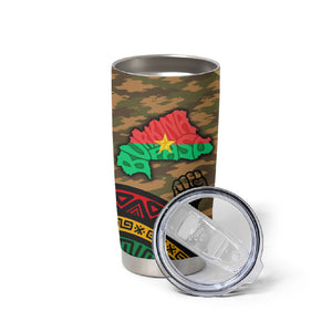 Ibrahim Traore Burkina Faso Tumbler Cup West African Revolutionary Art
