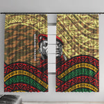 Ibrahim Traore Burkina Faso Window Curtain West African Revolutionary Art