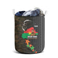 Ibrahim Traore Burkina Faso Make Africa Great Again Laundry Basket West African Patriotic Military Tribal Patterns