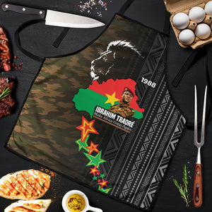 Ibrahim Traore Burkina Faso Make Africa Great Again Apron West African Patriotic Military Tribal Patterns