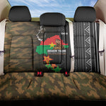 Ibrahim Traore Burkina Faso Make Africa Great Again Back Car Seat Cover West African Patriotic Military Tribal Patterns