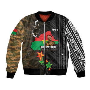 Ibrahim Traore Burkina Faso Make Africa Great Again Bomber Jacket West African Patriotic Military Tribal Patterns