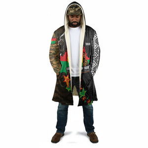 Ibrahim Traore Burkina Faso Make Africa Great Again Cloak West African Patriotic Military Tribal Patterns