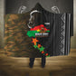 Ibrahim Traore Burkina Faso Make Africa Great Again Hooded Blanket West African Patriotic Military Tribal Patterns