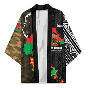 Ibrahim Traore Burkina Faso Make Africa Great Again Kimono West African Patriotic Military Tribal Patterns