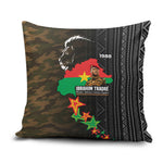 Ibrahim Traore Burkina Faso Make Africa Great Again Pillow Cover West African Patriotic Military Tribal Patterns