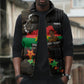 Ibrahim Traore Burkina Faso Make Africa Great Again Sleeveless Puffer Jacket West African Patriotic Military Tribal Patterns