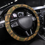 Ibrahim Traore Burkina Faso Make Africa Great Again Steering Wheel Cover West African Patriotic Military Tribal Patterns
