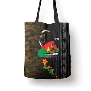 Ibrahim Traore Burkina Faso Make Africa Great Again Tote Bag West African Patriotic Military Tribal Patterns