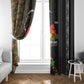 Ibrahim Traore Burkina Faso Make Africa Great Again Window Curtain West African Patriotic Military Tribal Patterns