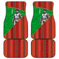 Ibrahim Traore Burkina Faso Fearless Leadership Car Mats West African Tribal Pattern And Patriotic Camo Art