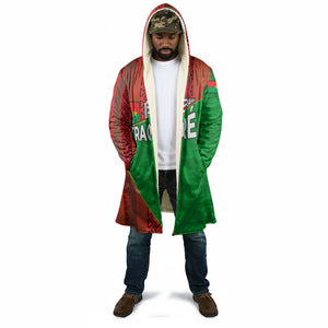 Ibrahim Traore Burkina Faso Fearless Leadership Cloak West African Tribal Pattern And Patriotic Camo Art