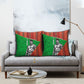 Ibrahim Traore Burkina Faso Fearless Leadership Pillow Cover West African Tribal Pattern And Patriotic Camo Art