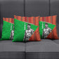 Ibrahim Traore Burkina Faso Fearless Leadership Pillow Cover West African Tribal Pattern And Patriotic Camo Art