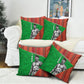 Ibrahim Traore Burkina Faso Fearless Leadership Pillow Cover West African Tribal Pattern And Patriotic Camo Art
