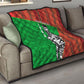 Ibrahim Traore Burkina Faso Fearless Leadership Quilt West African Tribal Pattern And Patriotic Camo Art