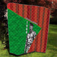 Ibrahim Traore Burkina Faso Fearless Leadership Quilt West African Tribal Pattern And Patriotic Camo Art