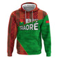Ibrahim Traore Burkina Faso Fearless Leadership Zip Hoodie West African Tribal Pattern And Patriotic Camo Art