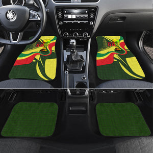 Personalized Senegal Champions World Football 2026 Car Mats Lions Of Teranga - Great Mosque Of Touba Pattern