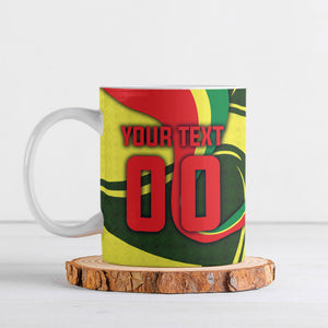 Personalized Senegal Champions World Football 2026 Ceramic Mug Lions Of Teranga - Great Mosque Of Touba Pattern