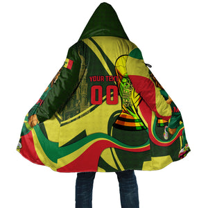 Personalized Senegal Champions World Football 2026 Cloak Lions Of Teranga - Great Mosque Of Touba Pattern